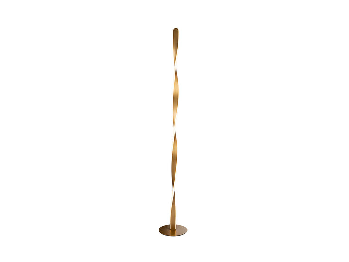 Lampadar Schuller Twist coloană auriu periat LED 40W