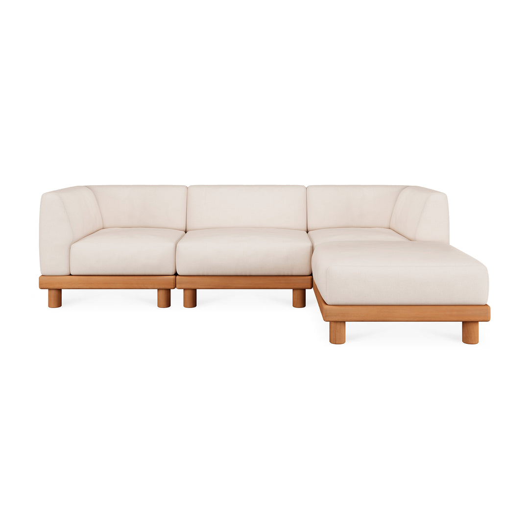 Canapea de exterior Ethnicraft Monocle tec 2 locuri