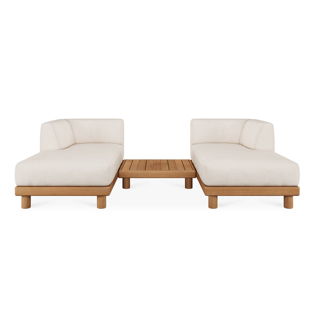 Canapea de exterior Ethnicraft Monocle tec 2 locuri