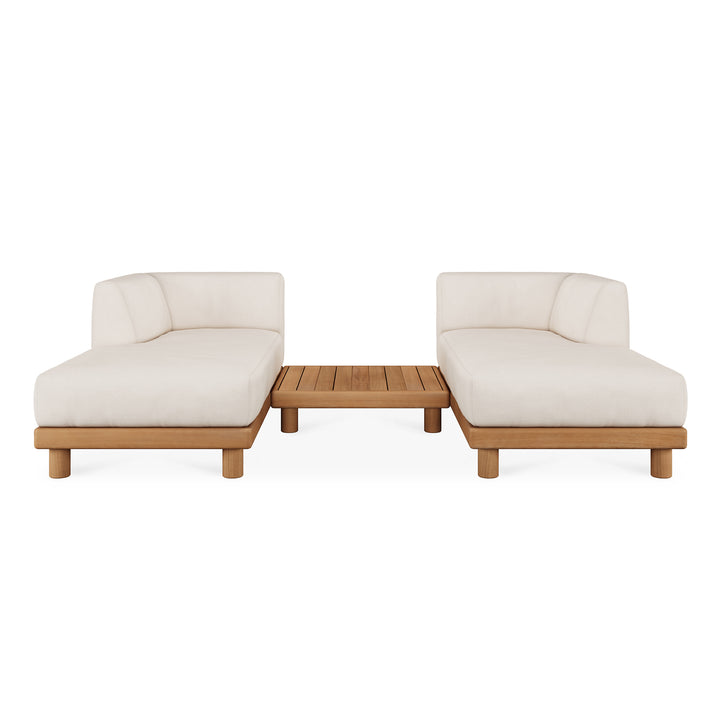 Canapea de exterior Ethnicraft Monocle tec 2 locuri