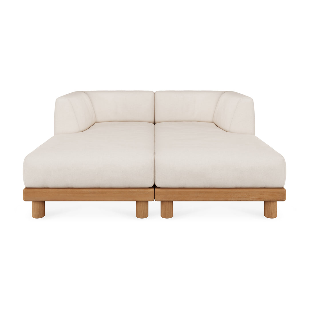 Canapea de exterior Ethnicraft Monocle tec 2 locuri