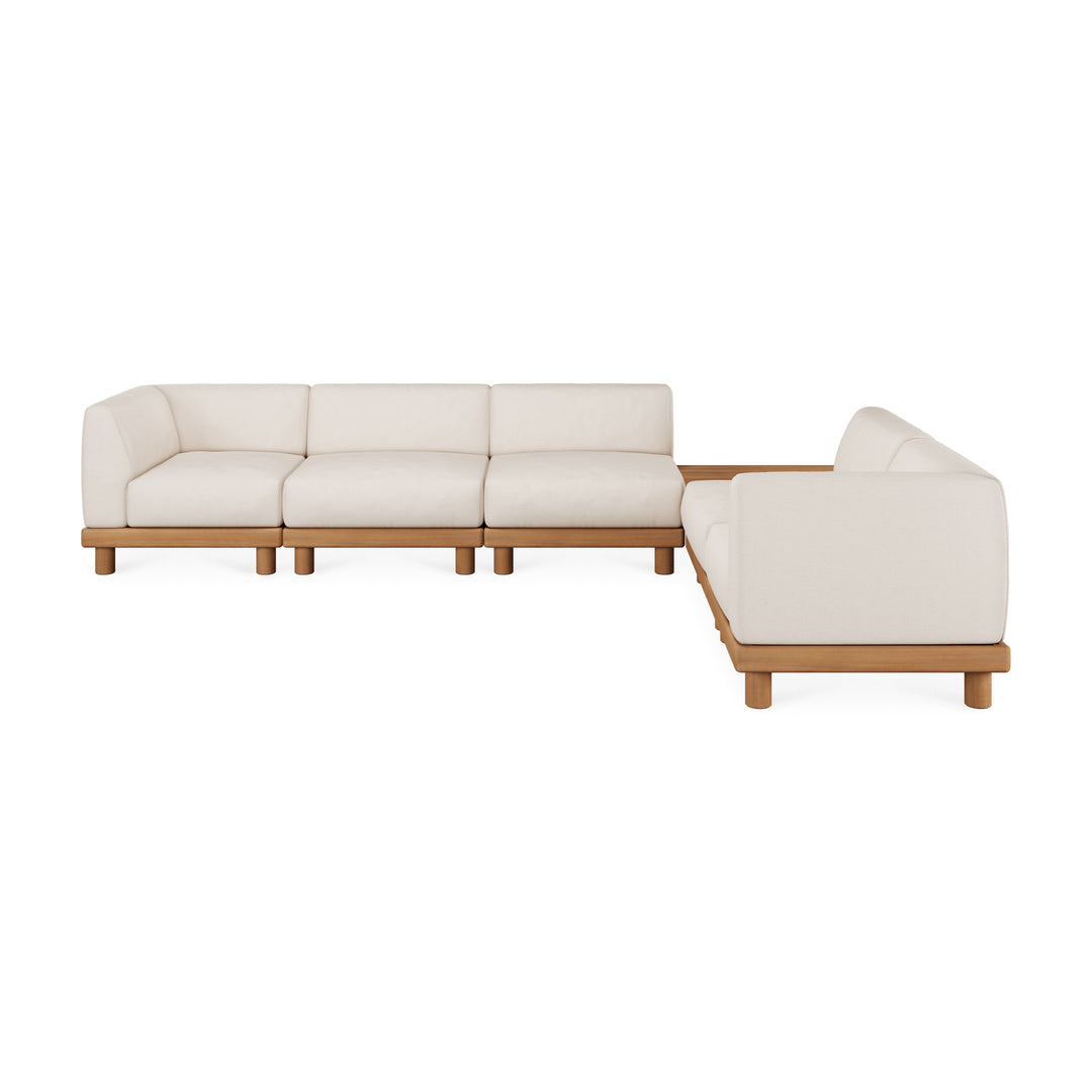 Canapea de exterior Ethnicraft Monocle tec 2 locuri