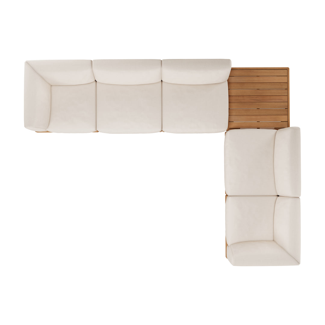 Canapea de exterior Ethnicraft Monocle tec 2 locuri