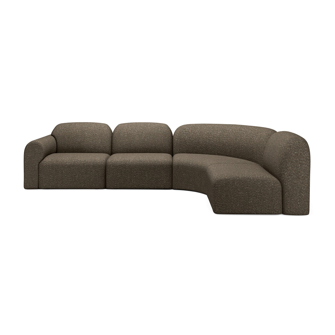 Canapea modulara Ethnicraft Bulky textil