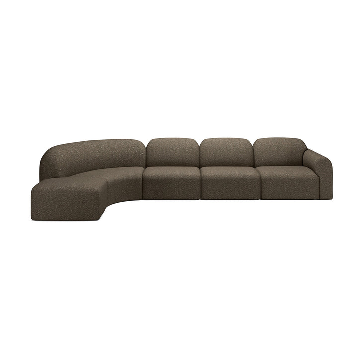 Canapea modulara Ethnicraft Bulky textil