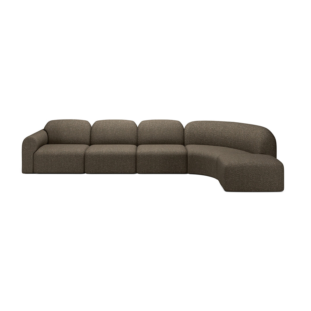 Canapea modulara Ethnicraft Bulky textil