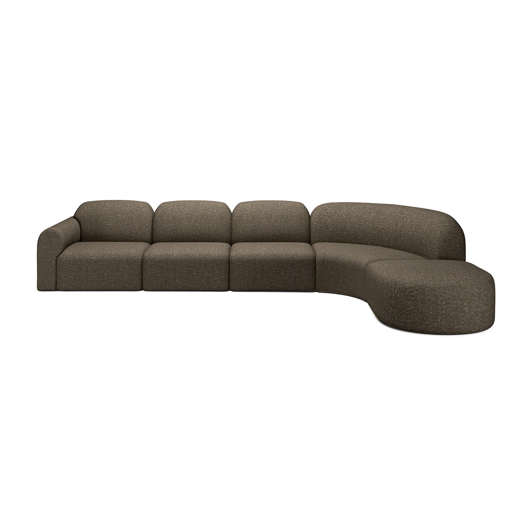 Canapea modulara Ethnicraft Bulky textil