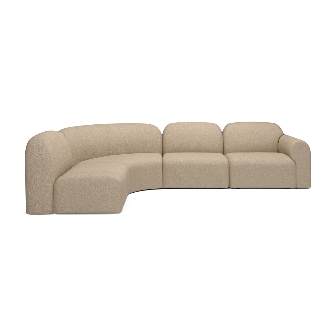 Canapea modulara Ethnicraft Bulky textil