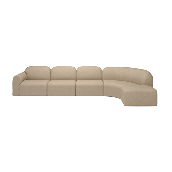 Canapea modulara Ethnicraft Bulky textil
