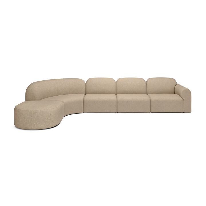 Canapea modulara Ethnicraft Bulky textil