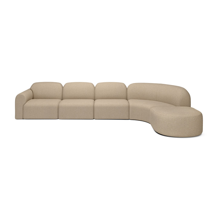 Canapea modulara Ethnicraft Bulky textil