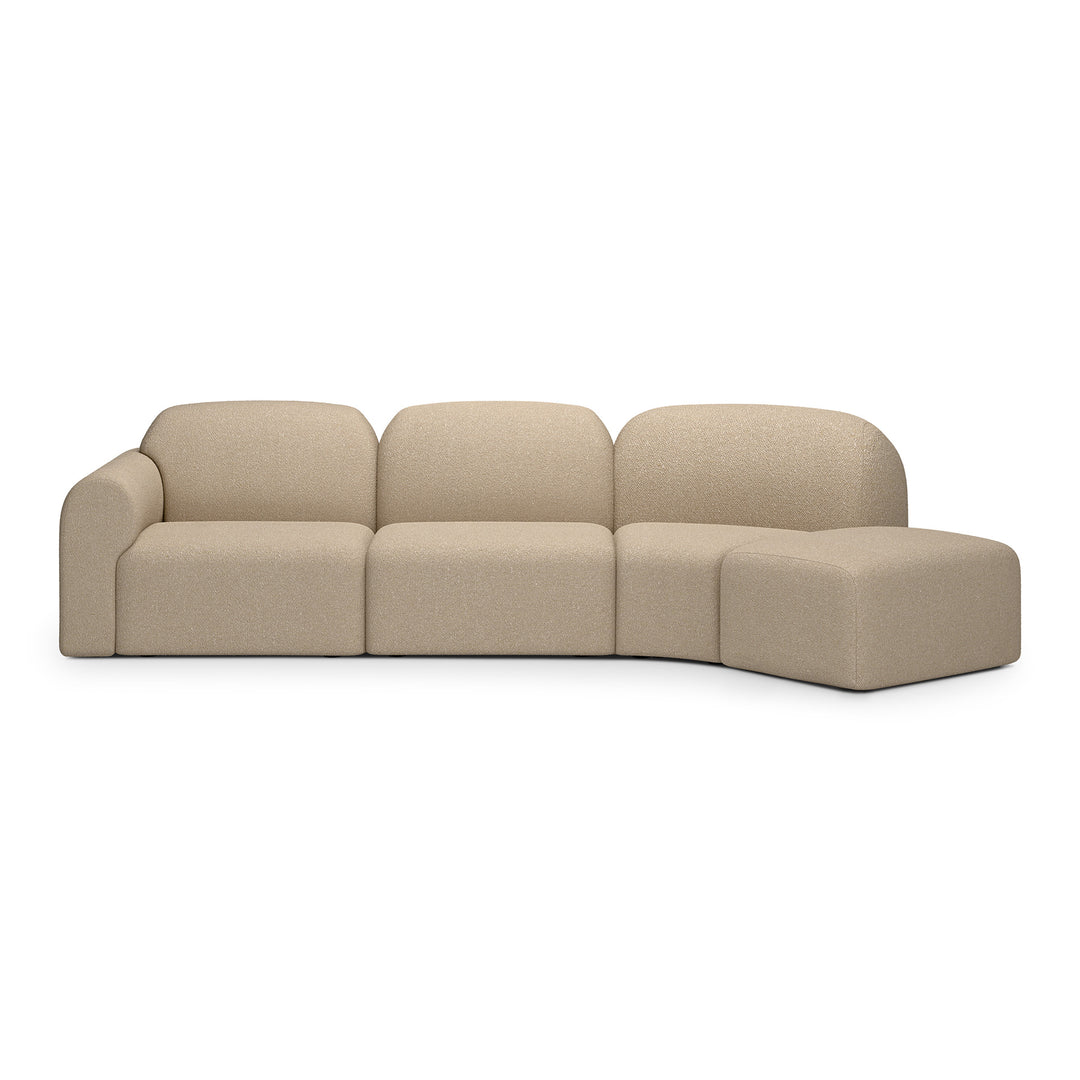 Canapea modulara Ethnicraft Bulky textil