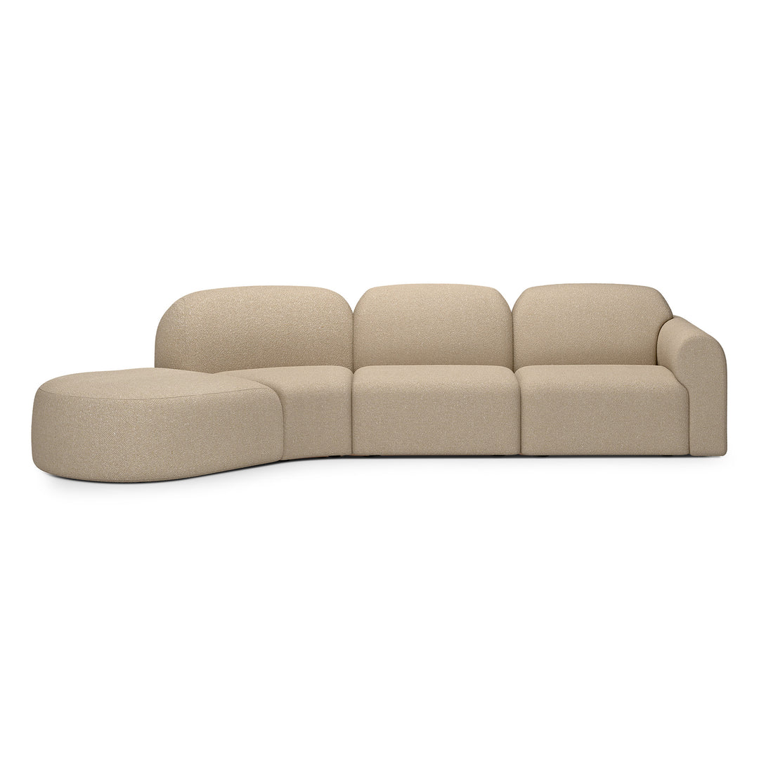 Canapea modulara Ethnicraft Bulky textil