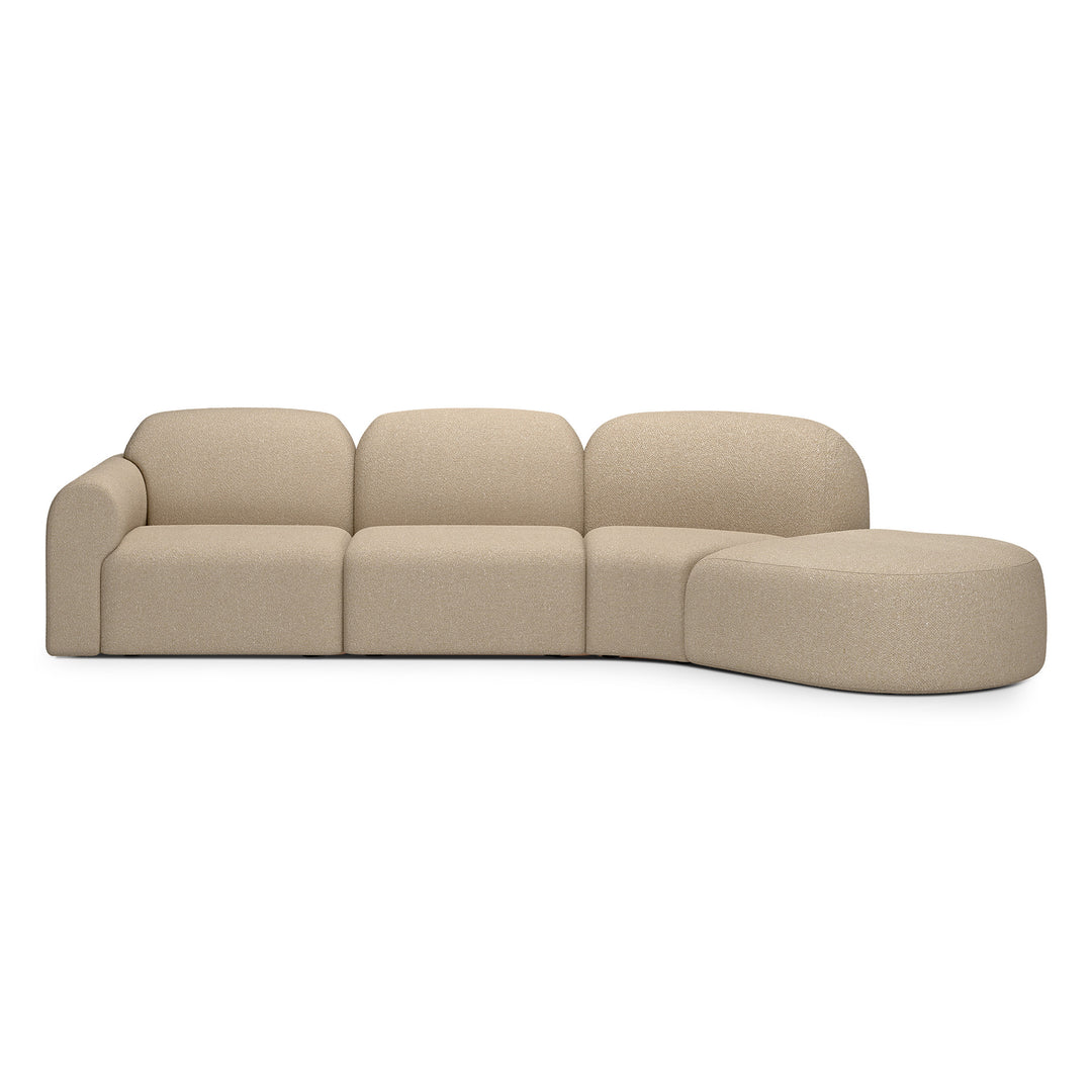 Canapea modulara Ethnicraft Bulky textil