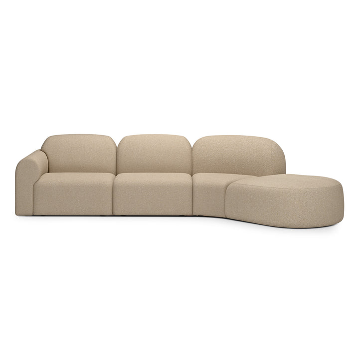 Canapea modulara Ethnicraft Bulky textil