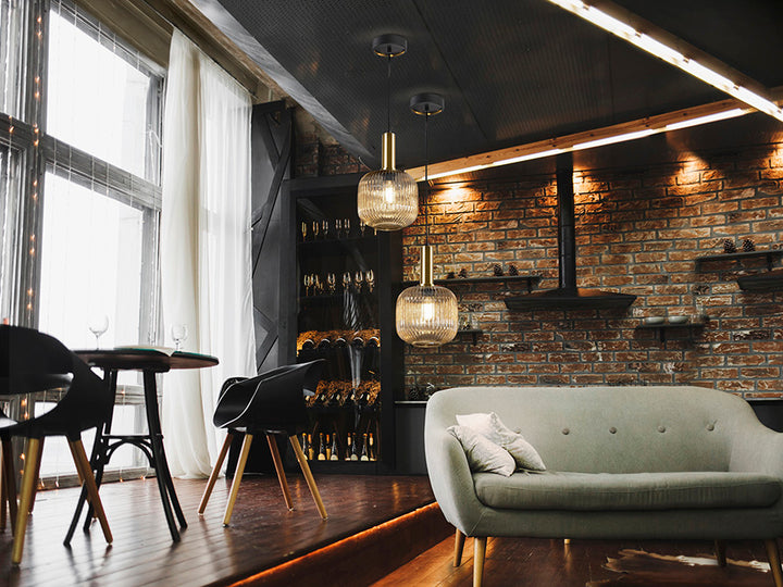 The Decorators: Pendant Schuller Norma 1 Abajur Amber
