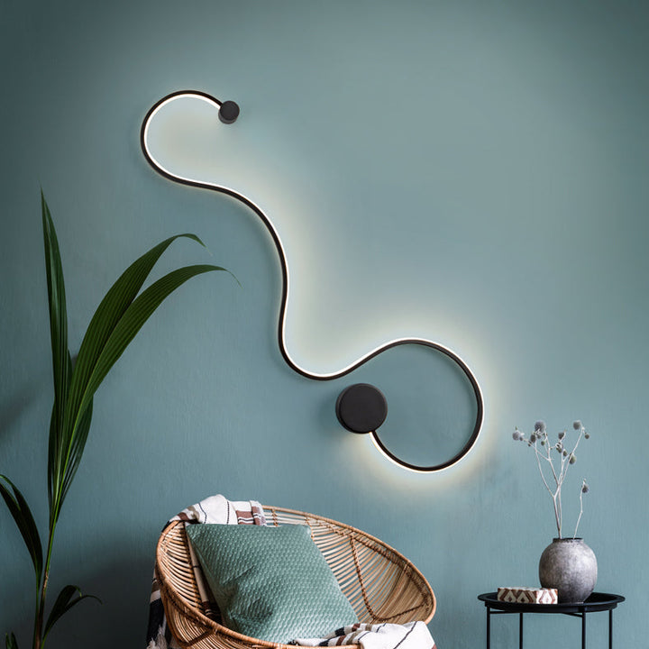 The Decorators: Aplica perete Schuller Grafos Black