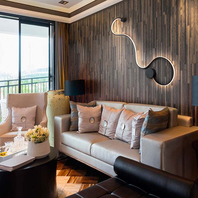 The Decorators: Aplica perete Schuller Grafos Black