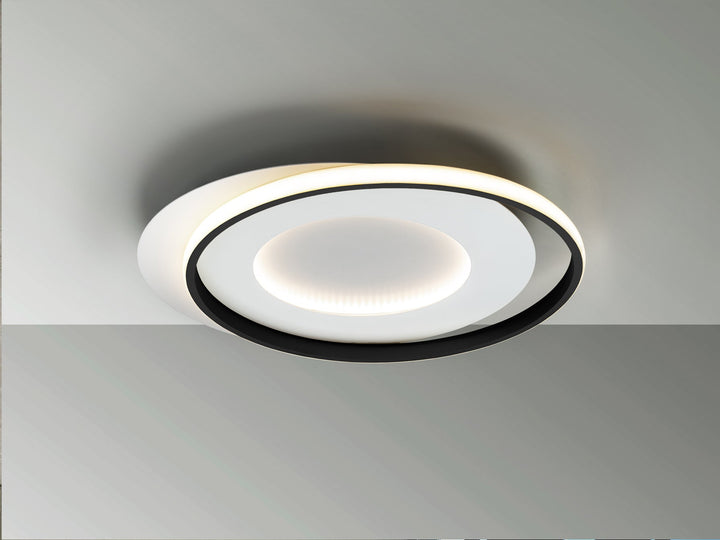 Plafoniera Schuller Limbos panou LED alb-negru 40W