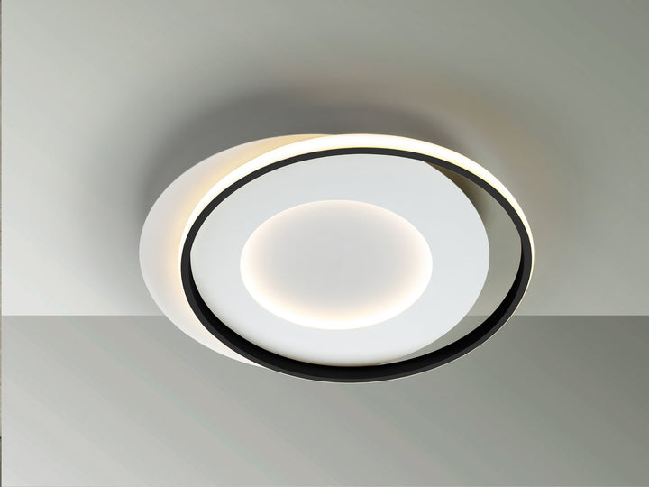 Plafoniera Schuller Limbos panou LED alb-negru 40W