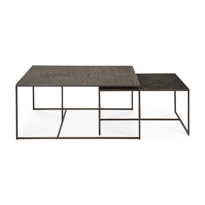 Set mese de cafea suprapuse Ethnicraft Pentagon