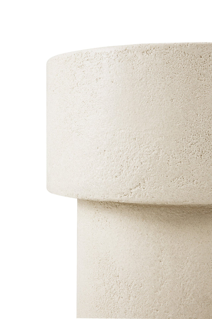 26410 Elements side table stool microcement off white mushroom det01 cut WEB