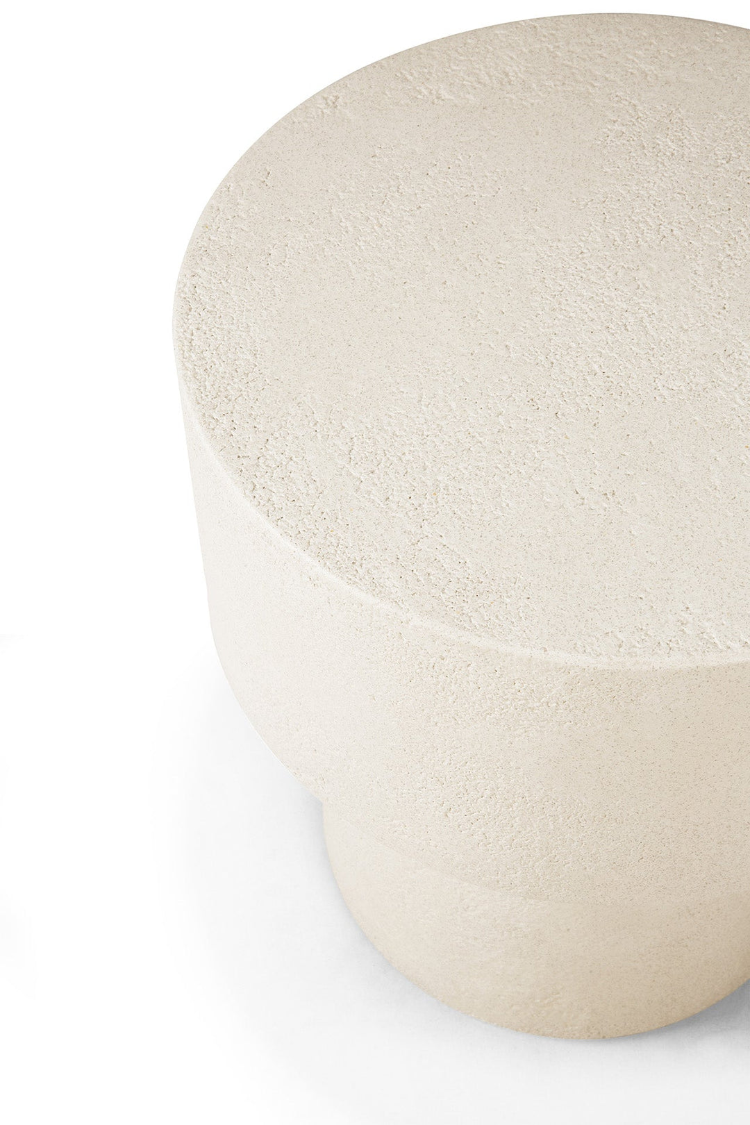 26410 Elements side table stool microcement off white mushroom det02 cut WEB