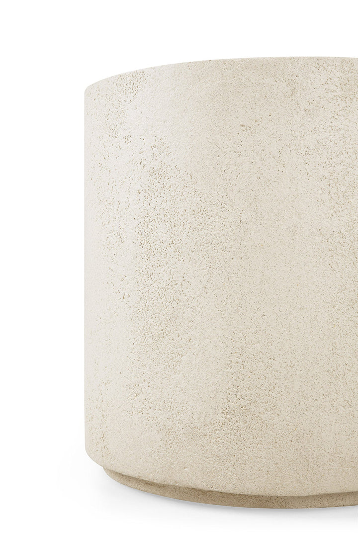 26413 Elements side table Microcement off white round det01 cut WEB