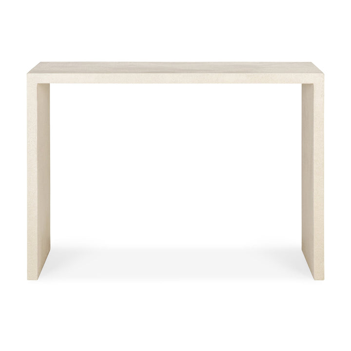 26420 Elements Console Microcement 1204080 Off White front cut WEB