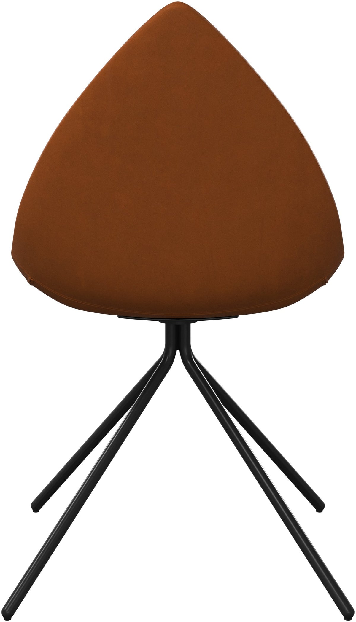 Scaun de dining BoConcept Ottawa din piele caramel Nordic Vintage — detaliu