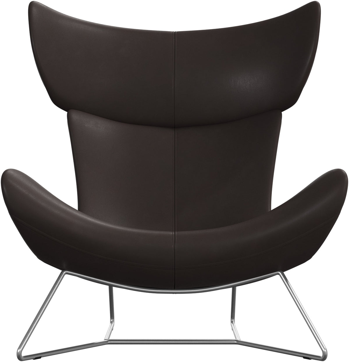 Fotoliu BoConcept Imola, piele maro inchis — detaliu