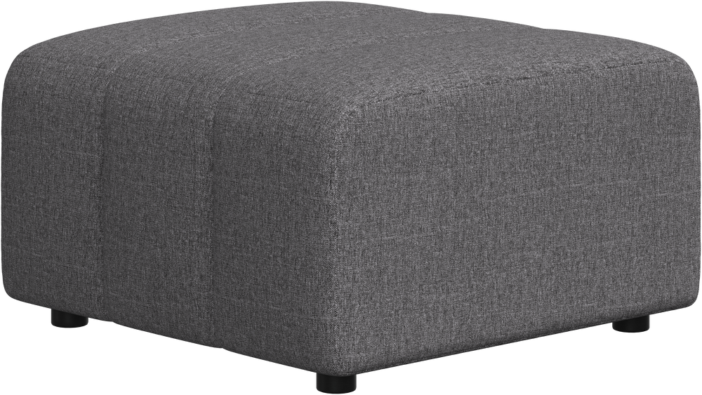 Puf BoConcept Bellagio, tapițerie gri Tomelilla — detaliu