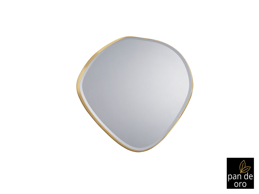 Oglinda Schuller Mimo Large 114x110 foița aur oval neregulat