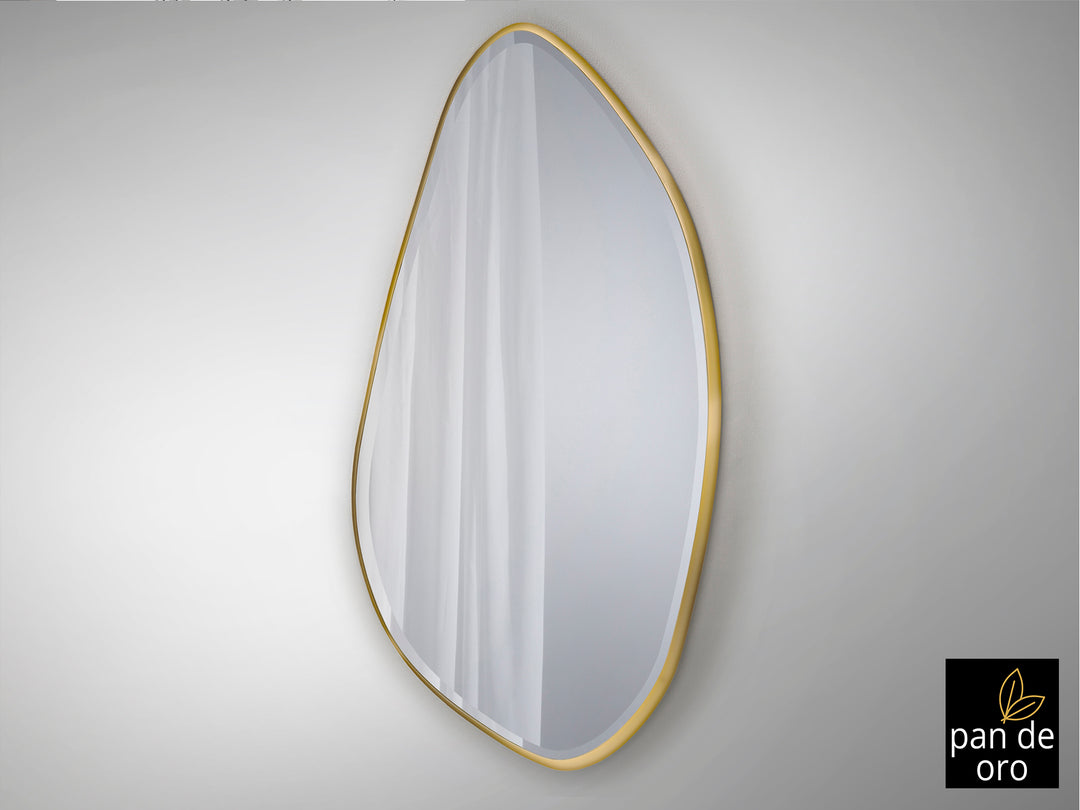 Oglinda Schuller Mimo XL 170x80 foița aur oval neregulat