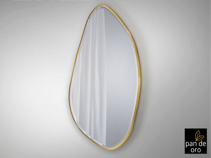 Oglinda Schuller Mimo XL 170x80 foița aur oval neregulat