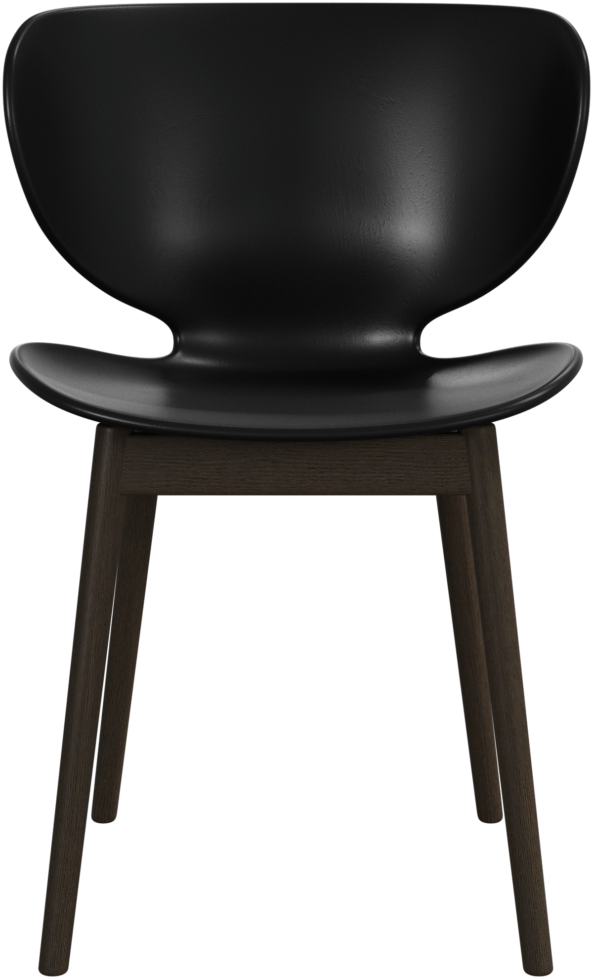 Scaun de dining BoConcept Hamilton negru, stejar închis — detaliu