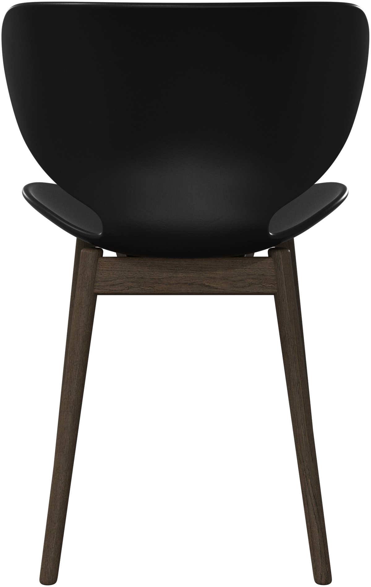 Scaun de dining BoConcept Hamilton negru, stejar închis — detaliu