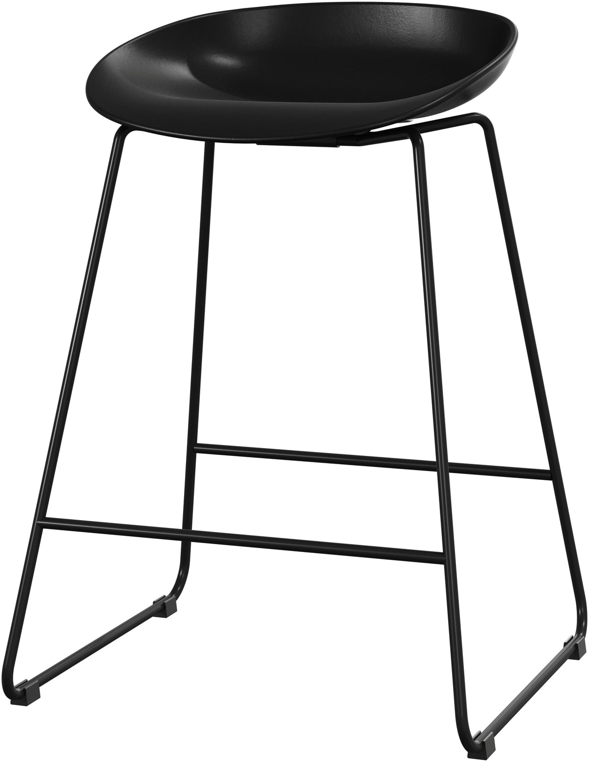 Scaun de bar BoConcept Adelaide negru — vedere de ansamblu