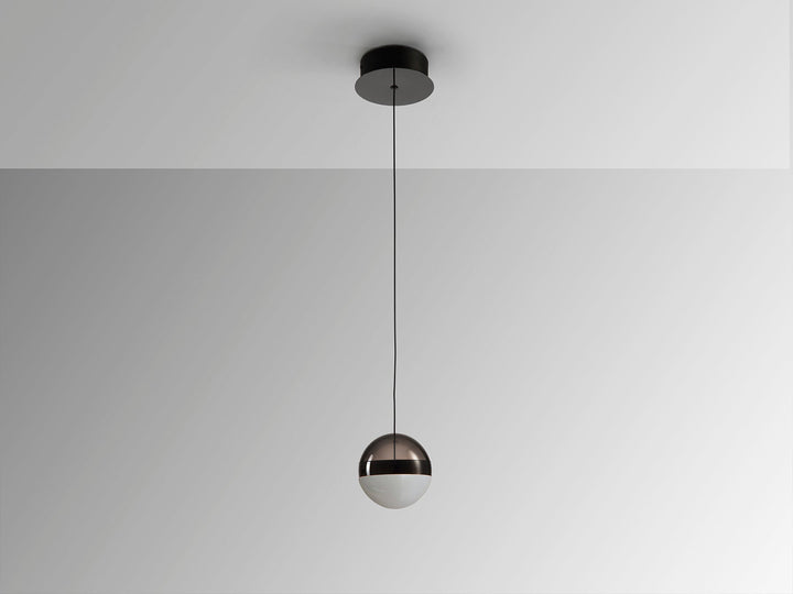 Lustra Schuller Orbes 1 lumina sticla marmorata Ø12