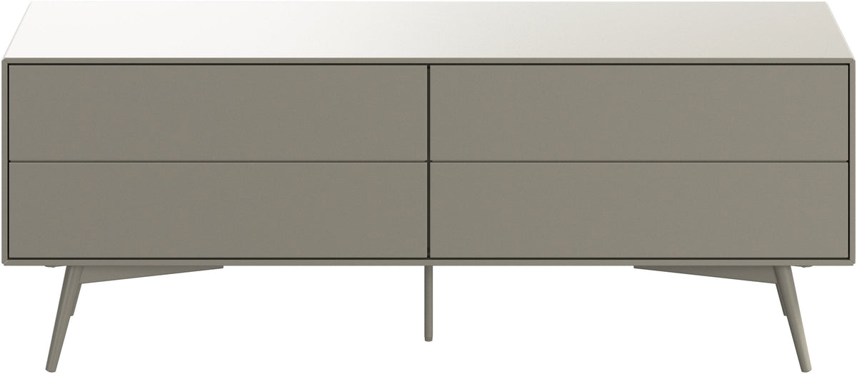 Comoda TV BoConcept Fermo 120 cm gri cenusiu — vedere de ansamblu
