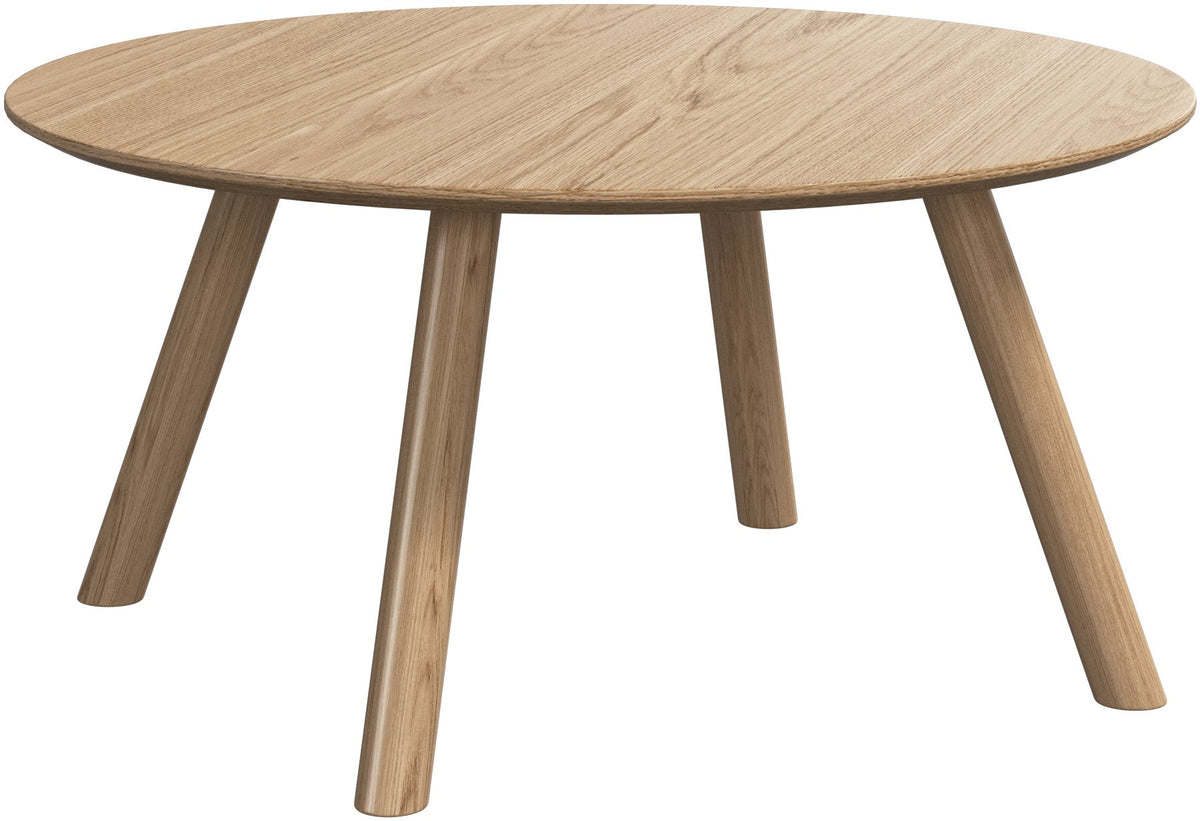 Măsuța de cafea BoConcept Nawabari Ø80 cm stejar natural — detaliu