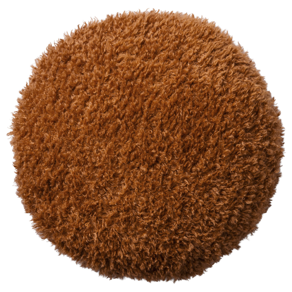 Perna decorativa BoConcept Teddy rosu rugina — vedere de ansamblu