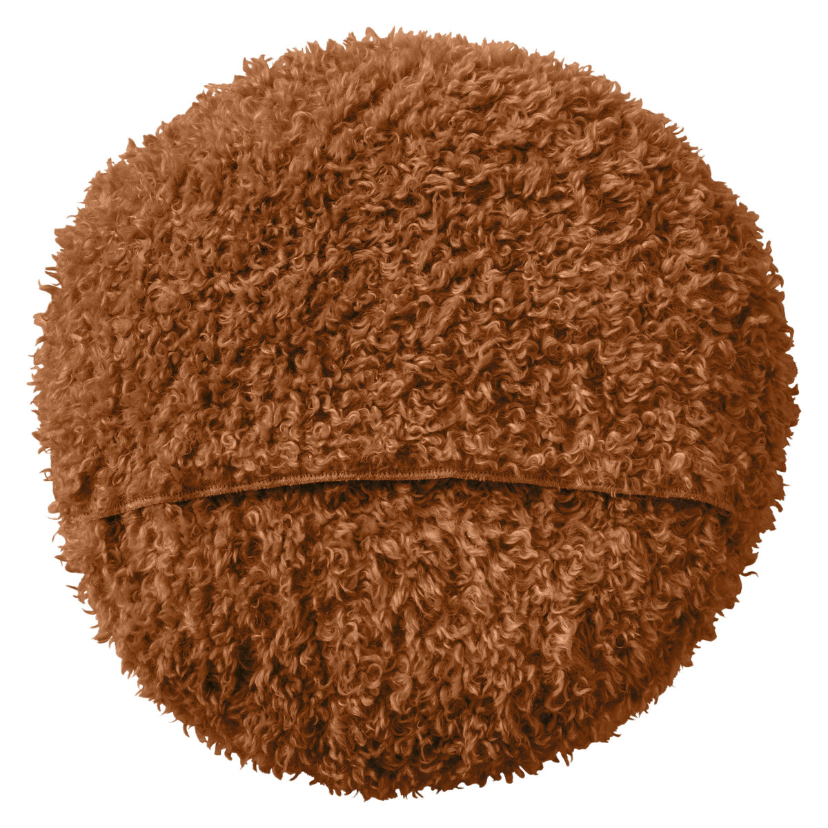 Perna decorativa BoConcept Teddy rosu rugina — detaliu