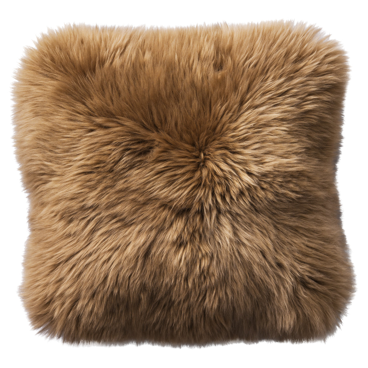 Pernă decorativă BoConcept Catskills din blană de oaie, taupe — vedere de ansamblu