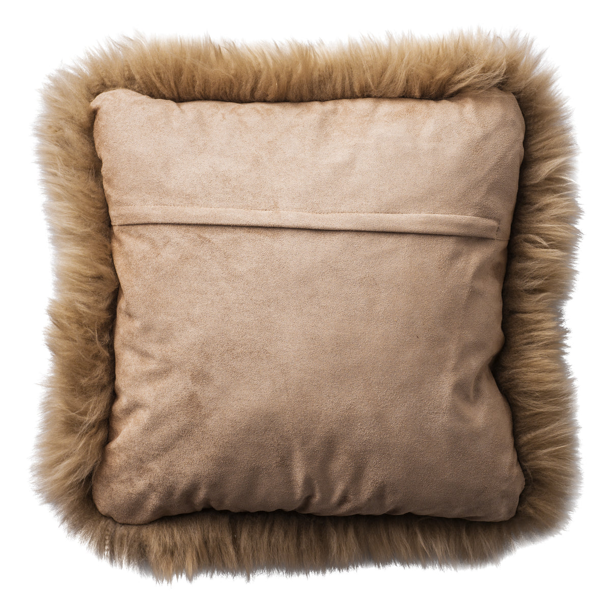 Pernă decorativă BoConcept Catskills din blană de oaie, taupe — detaliu