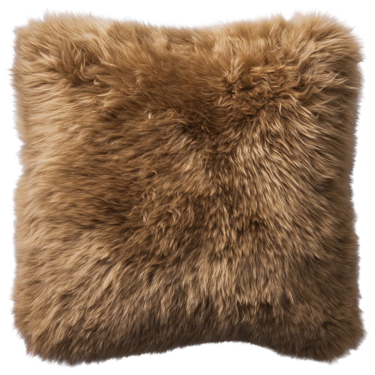 Pernă decorativă BoConcept Catskills din blană de oaie, taupe — vedere de ansamblu