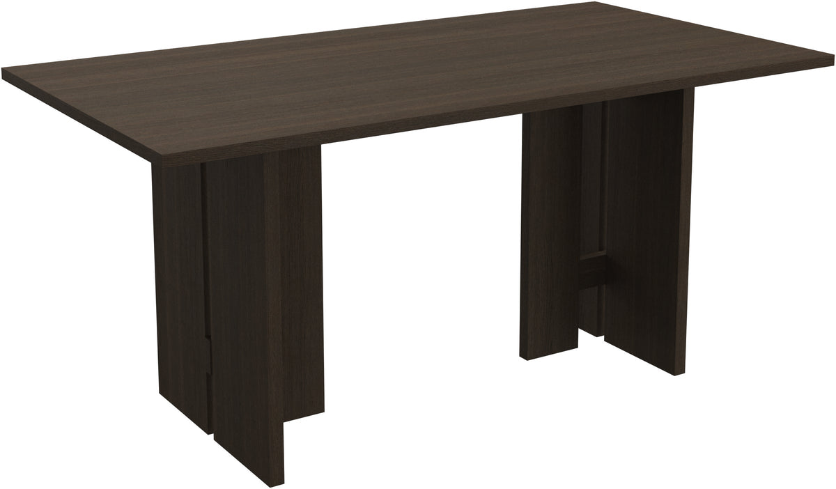 Masă de dining BoConcept axo series din stejar închis — detaliu