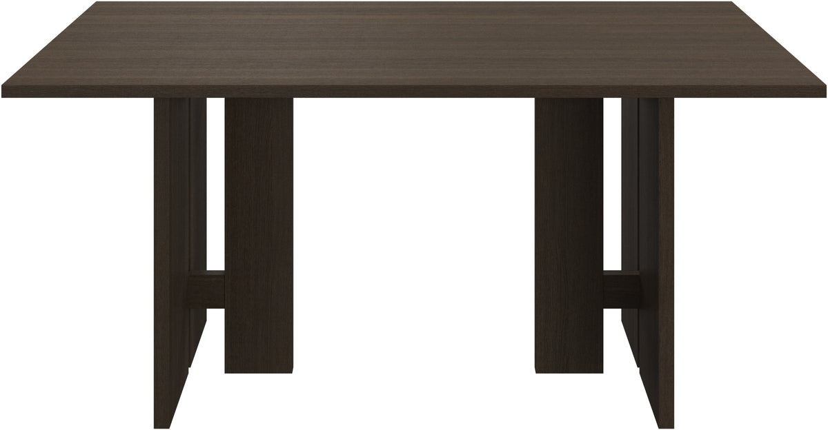 Masă de dining BoConcept axo series din stejar închis — detaliu