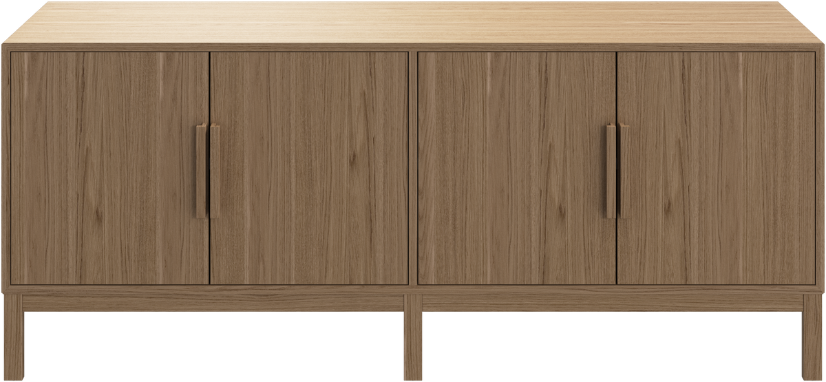 Bufet BoConcept axo series 180 cm din furnir de stejar natural — vedere de ansamblu