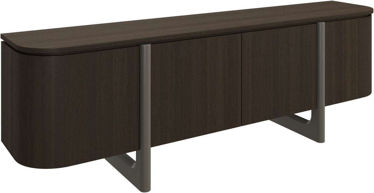Bufet BoConcept Volterra 229 cm, stejar închis — detaliu